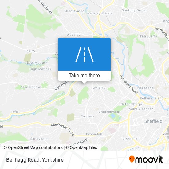 Bellhagg Road map