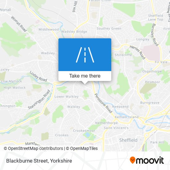Blackburne Street map