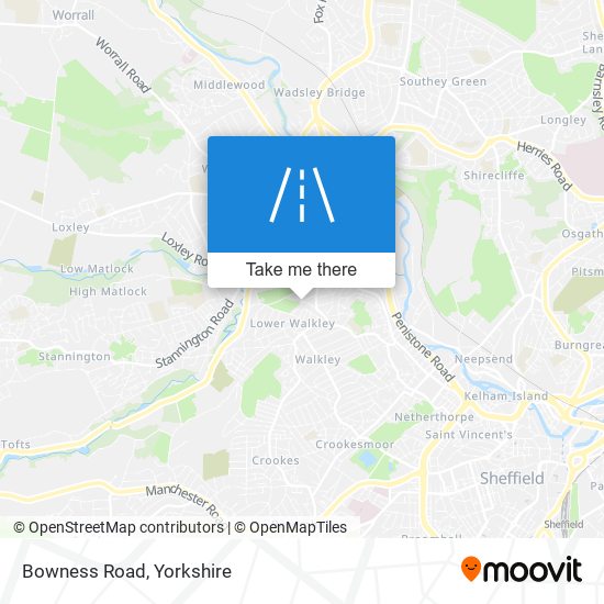 Bowness Road map