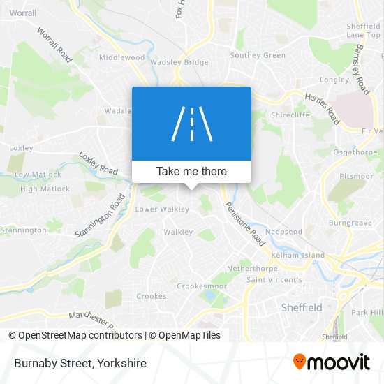 Burnaby Street map
