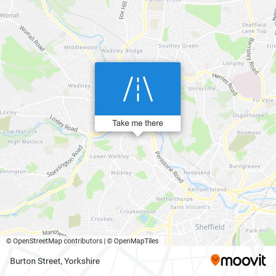 Burton Street map