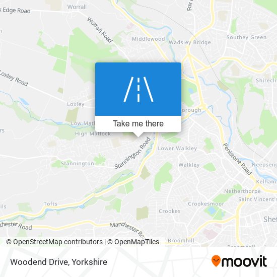Woodend Drive map