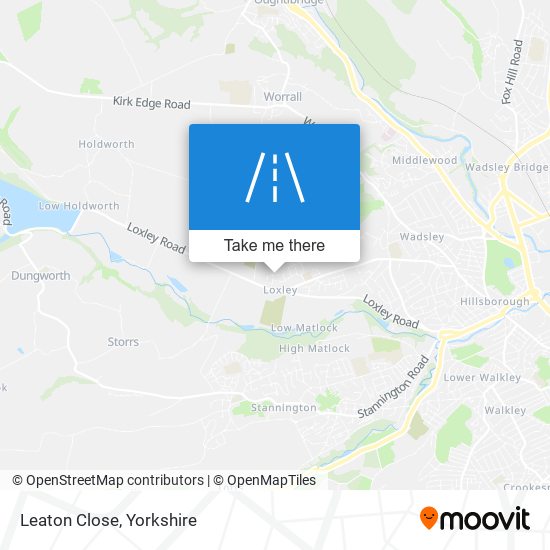 Leaton Close map