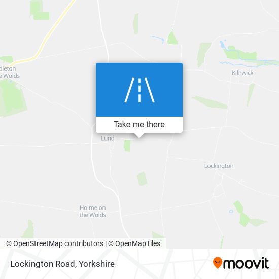 Lockington Road map