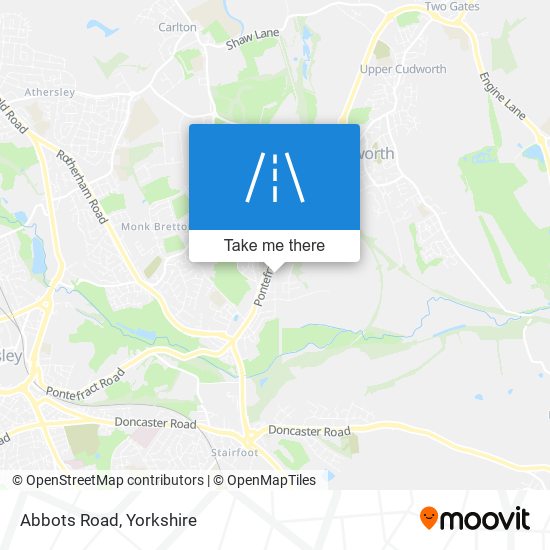Abbots Road map