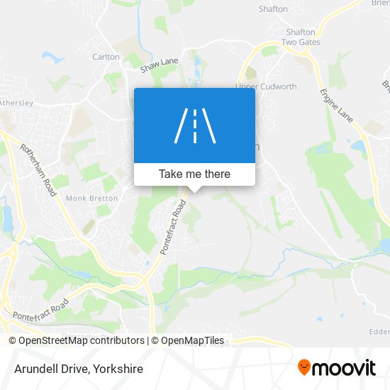 Arundell Drive map