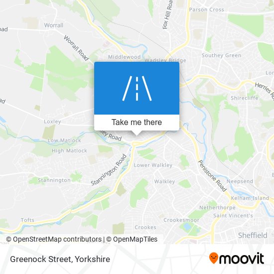 Greenock Street map