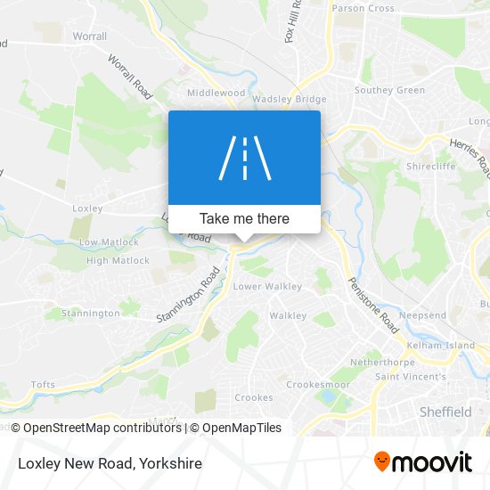 Loxley New Road map