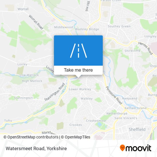Watersmeet Road map