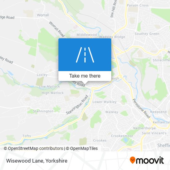 Wisewood Lane map