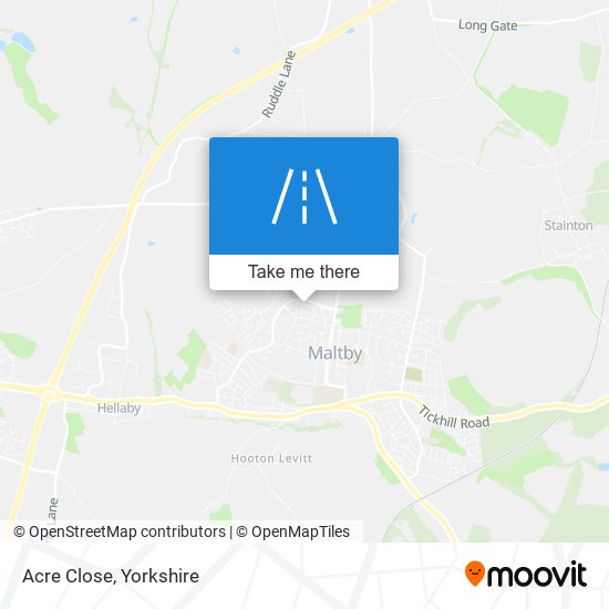 Acre Close map