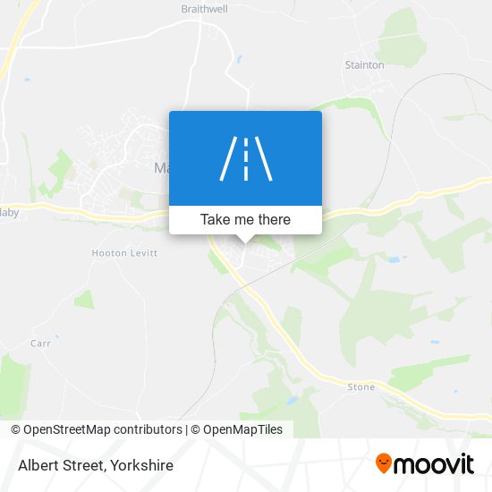 Albert Street map