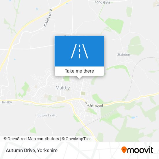 Autumn Drive map