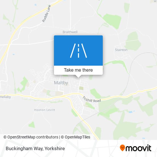 Buckingham Way map