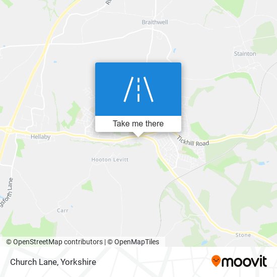 Church Lane map