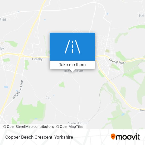 Copper Beech Crescent map