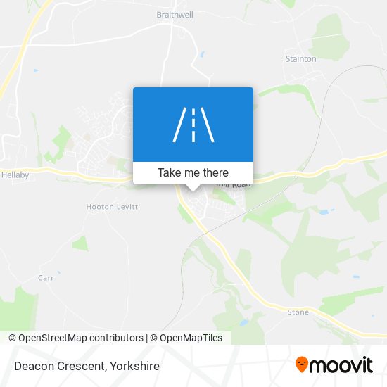 Deacon Crescent map