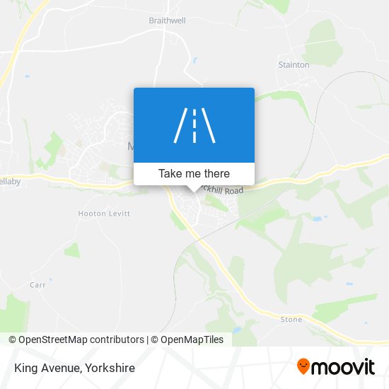 King Avenue map