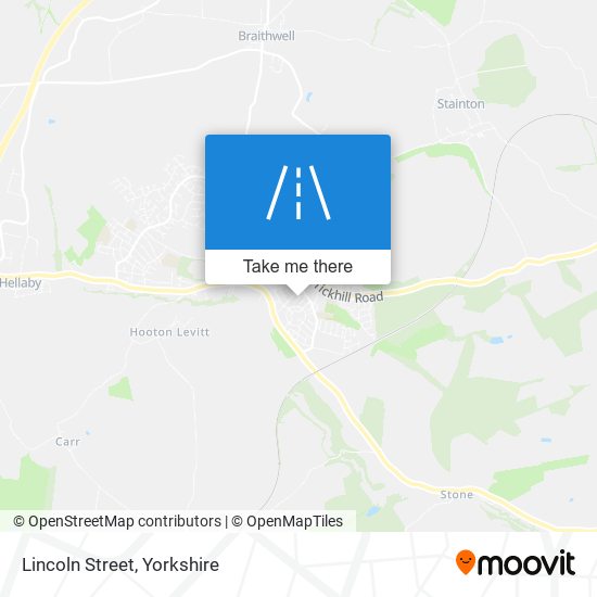 Lincoln Street map