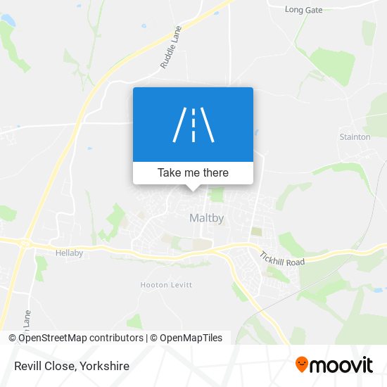 Revill Close map