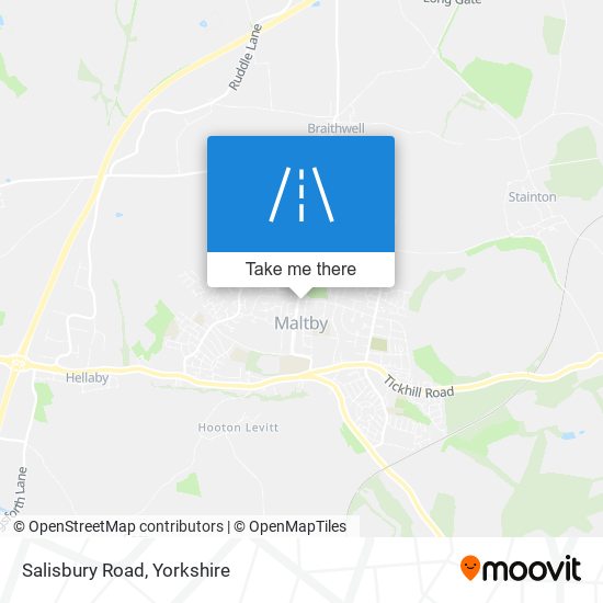 Salisbury Road map