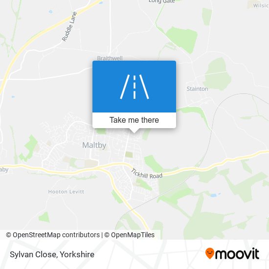 Sylvan Close map