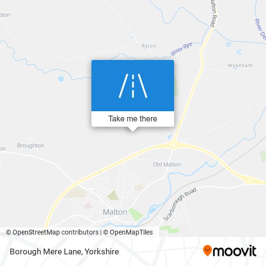 Borough Mere Lane map