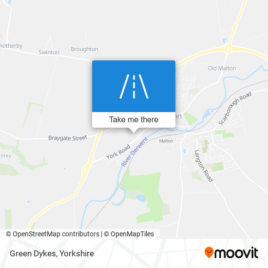 Green Dykes map