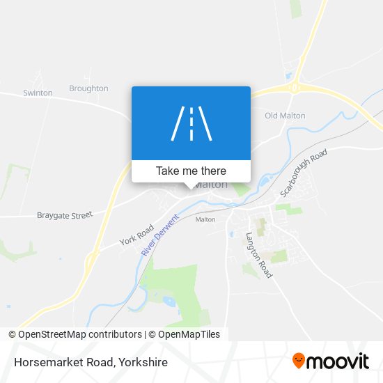 Horsemarket Road map