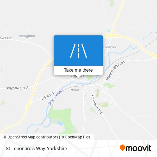St Lenonard's Way map