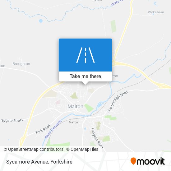 Sycamore Avenue map