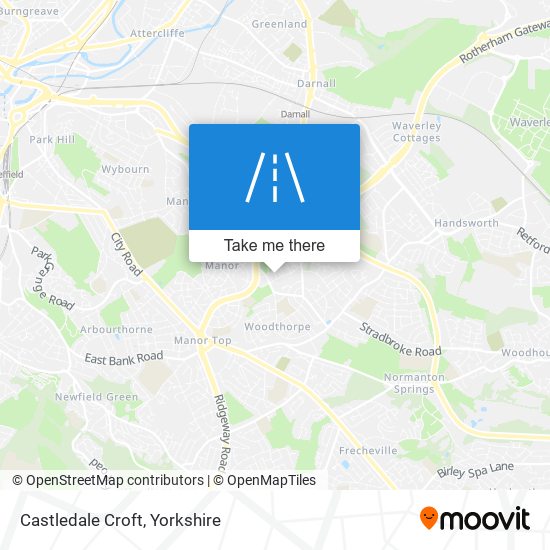 Castledale Croft map