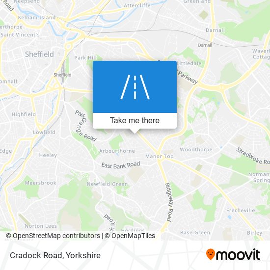 Cradock Road map