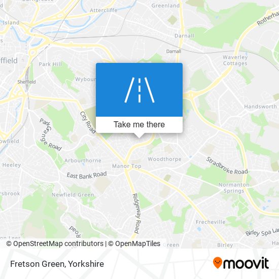 Fretson Green map