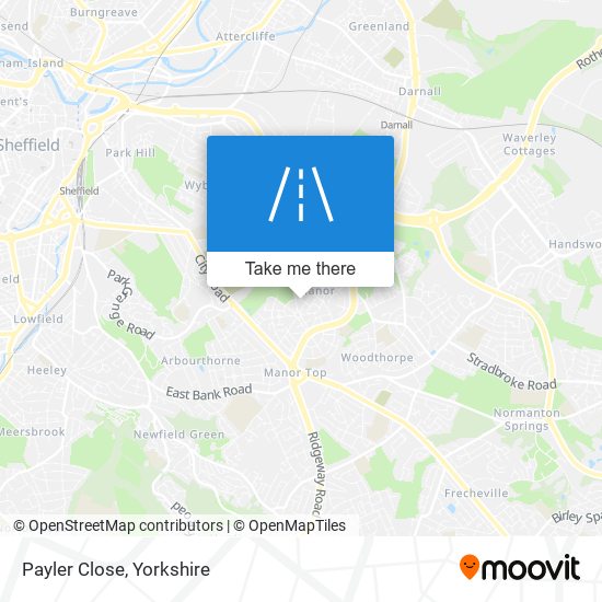 Payler Close map