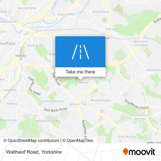 Waltheof Road map