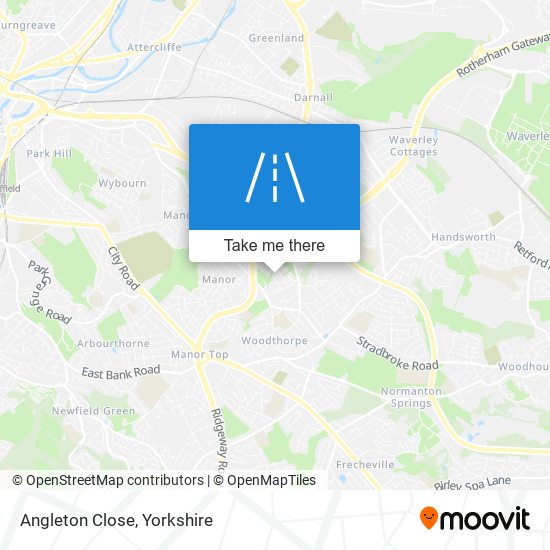 Angleton Close map