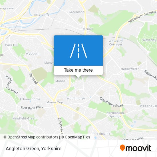 Angleton Green map