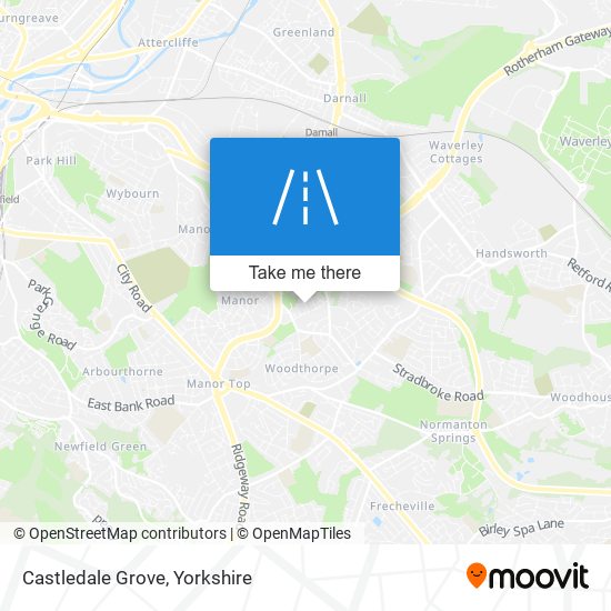 Castledale Grove map