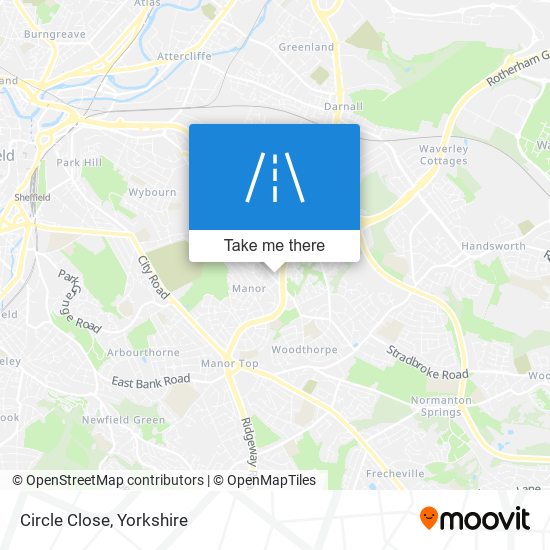Circle Close map