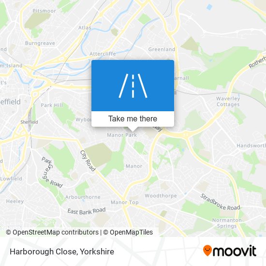 Harborough Close map