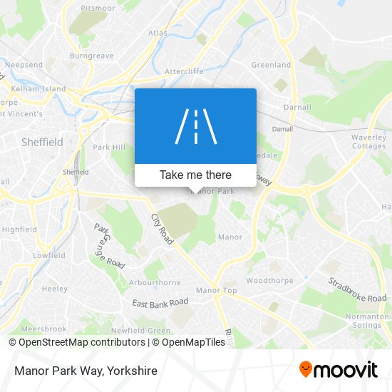 Manor Park Way map