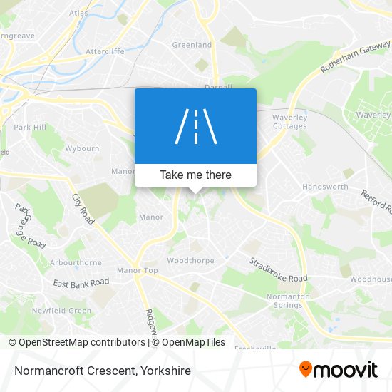 Normancroft Crescent map