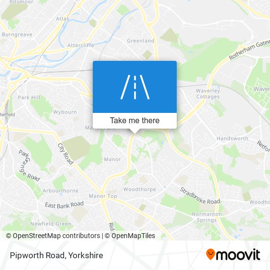 Pipworth Road map