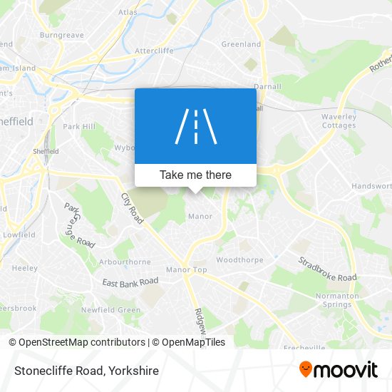 Stonecliffe Road map