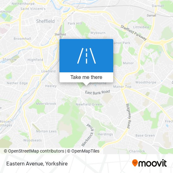 Eastern Avenue map