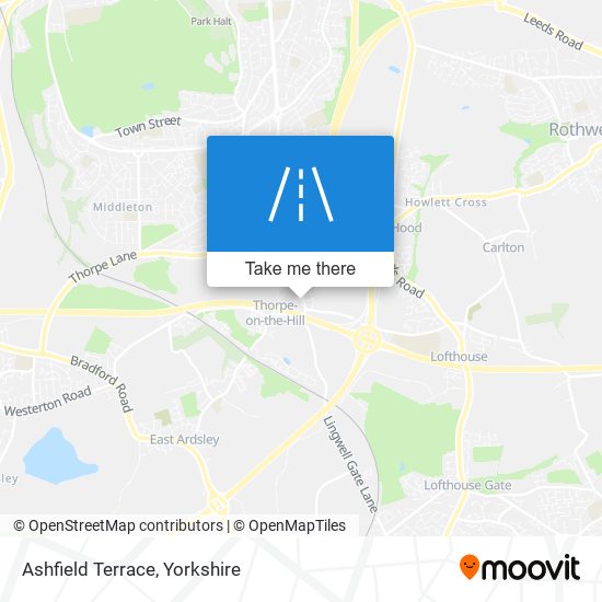 Ashfield Terrace map