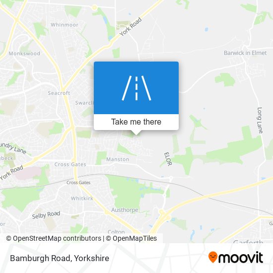 Bamburgh Road map
