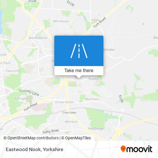 Eastwood Nook map