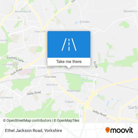 Ethel Jackson Road map